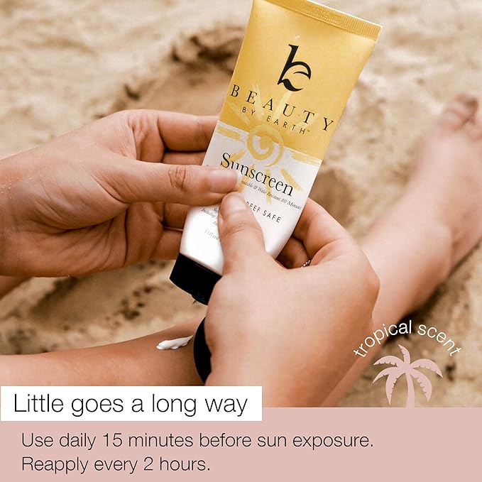 Mineral Sunscreen SPF 25 - Zinc Oxide Sunscreen, Baby Sunscreen, Kids Sunscreen, Reef Friendly Sunscreen, Sun Screen With Natural Sunscreen & Organic Sunscreen Lotion Ingredients, Zinc Sunscreen Kids