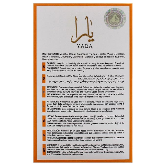 Lattafa Perfumes Yara Tous for Women Eau de Parfum Spray, 3.40 Ounces / 100 ml (Pack of 4)