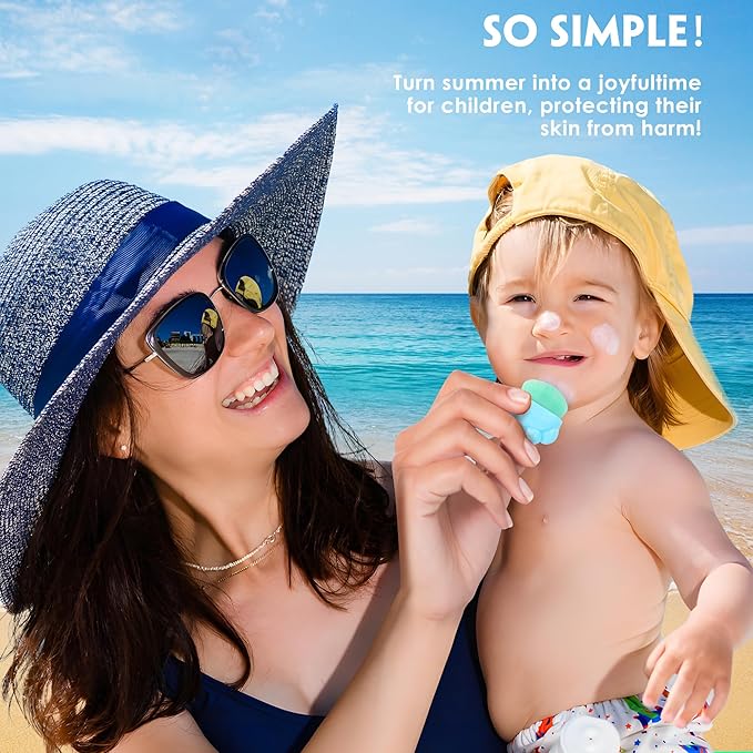 Azazccm Sunscreen Applicator for Kids, 2 (Light