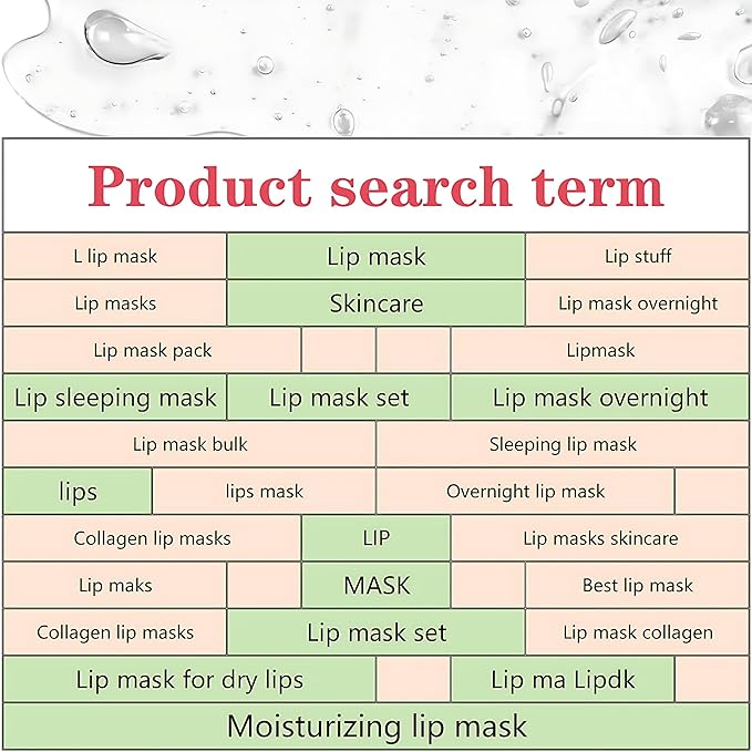 20PCS Collagen Lip Masks,Lip Care Lip Pads Great for Moisturizing,Nourishing & Firms Lip,Lip Sleeping Mask for Plumping Your Lips. (YUEHAO Lip Mask Red)