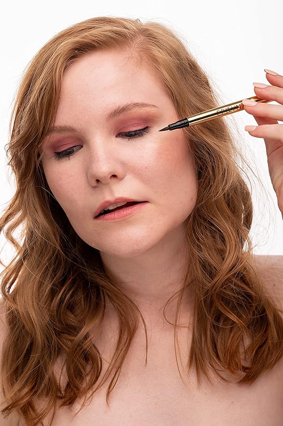 EPILYNX Waterproof Eyeliner - Smudge-Proof Liquid Eyeliner Pen with Precision Tip for Smooth, Long-Lasting Application - Vegan, Hypoallergenic & Gluten-Free Eye Liner - 2mL Green