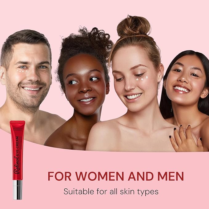 EnaSkin Retinol Anti-Aging Eye Cream: Instant Under Eye Bags Treatment & Rapid Wrinkle Repair - Tightening & Reduce Puffiness for Women, Day & Night, 0.85 fl.oz