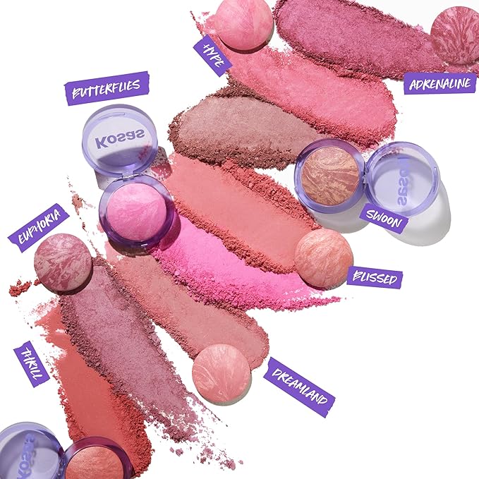 Kosas Blush is Life –Talc-Free Dimensional Blush Baked with Squalane & Hyaluronic Acid – Long Wear, Safe for Sensitive Skin- Dreamland