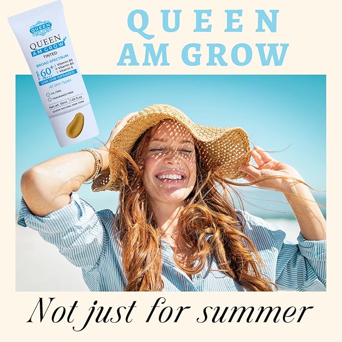 QUEEN AM GLOW | TINTED SunScreen SPF 60 of 2)