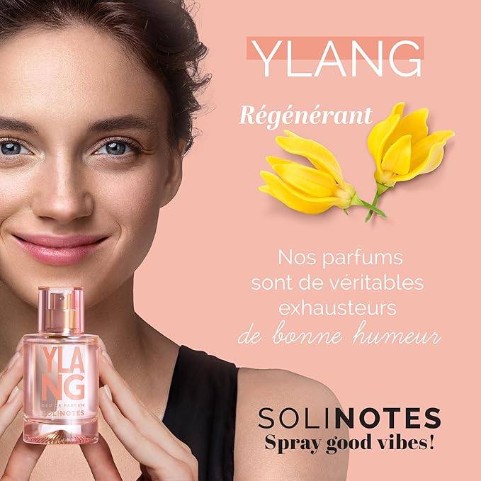 SOLINOTES Ylang Perfume for Women - Eau De Parfum | Delicate Floral and Soothing Scent - Made in France - Vegan - 1.7 fl.oz