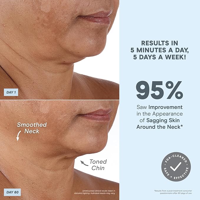 NuFACE MINI+ Microcurrent Facial Device Ultimate Uplift Holiday Kit - Brilliant White Face Sculpting & Contouring Device with Aqua Gel, Power Patches, Prep-N-Glow Skin Care Wipes & Luxe Gift Box