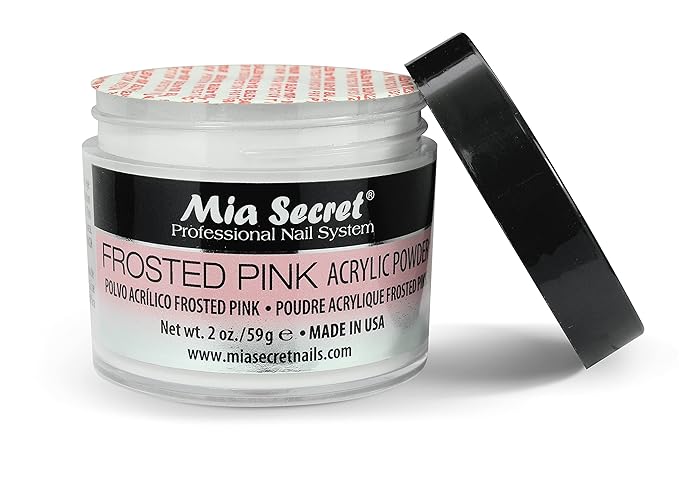 Mia Secret - Frosted Pink Acrylic Powder 2oz & 1oz - Pick Yours - New Item! (2oz)