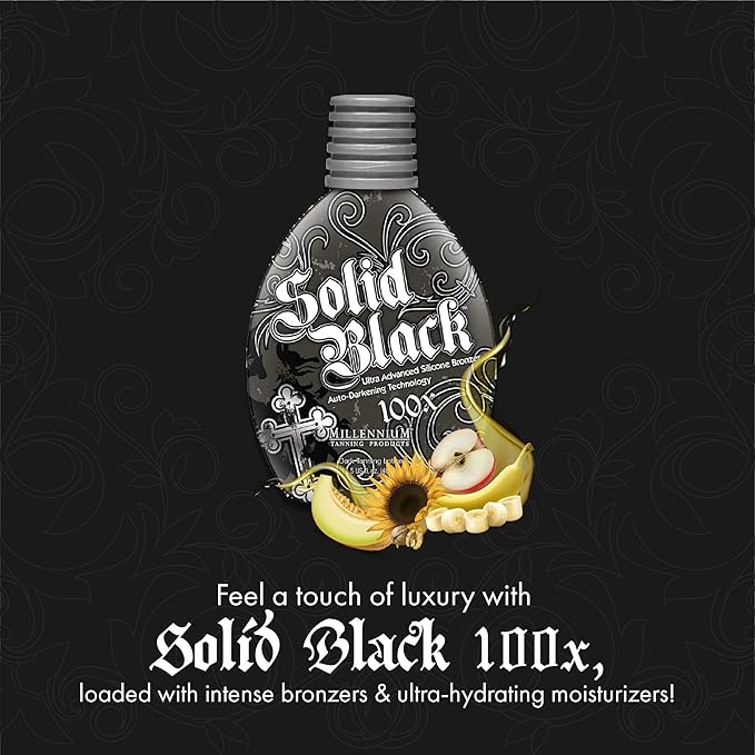 Dark Tanning Lotion, Black, 13.5 Fl Oz (Pack of 2)