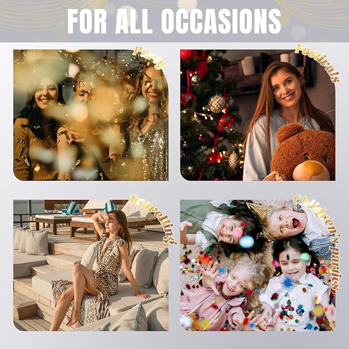 Glitter Freckles - 6PCS Glitter Freckles Face Tattoo, Gold Fake Freckles, Cute Face Jewels for Women, Waterproof Face Glitter for Kids, Easy to Use Face Glitter, Glow Up Makeup Patches