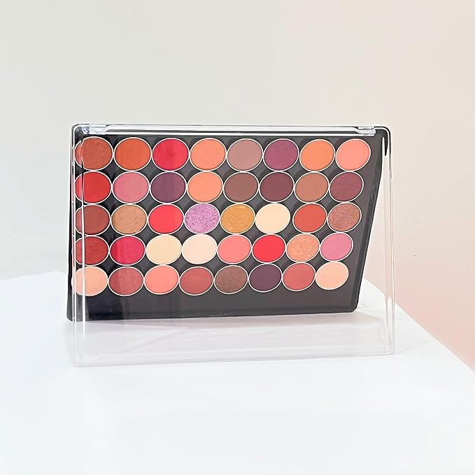 XL Large Empty Magnetic Makeup Eyeshadow Palette with Clear Cover and 20pcs Adhesive Stickers for DIY Your Own Eyeshadow, Blush Palette 9.25'' x6.57''