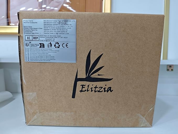 Elitzia Non-Needle Injection Facial Rejuvenation Skin Care Tools Instrument 2 Cartridges for Home Use ETNV6138