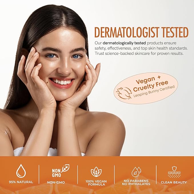 Vitamin C Eye Roller – Dermatologist Tested, Anti-Aging, Korean Skin Care – Fades Dark Circles, Boosts Collagen, Smooths Fine Lines – Clean Beauty Formula – 1.0 FL. Oz