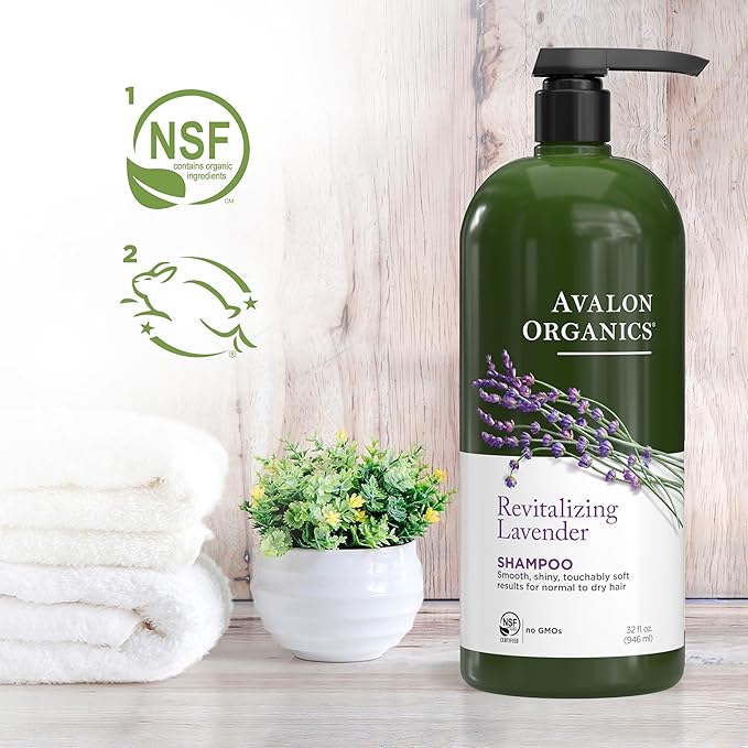Avalon Organics Revitalizing Lavender Shampoo, 32 oz