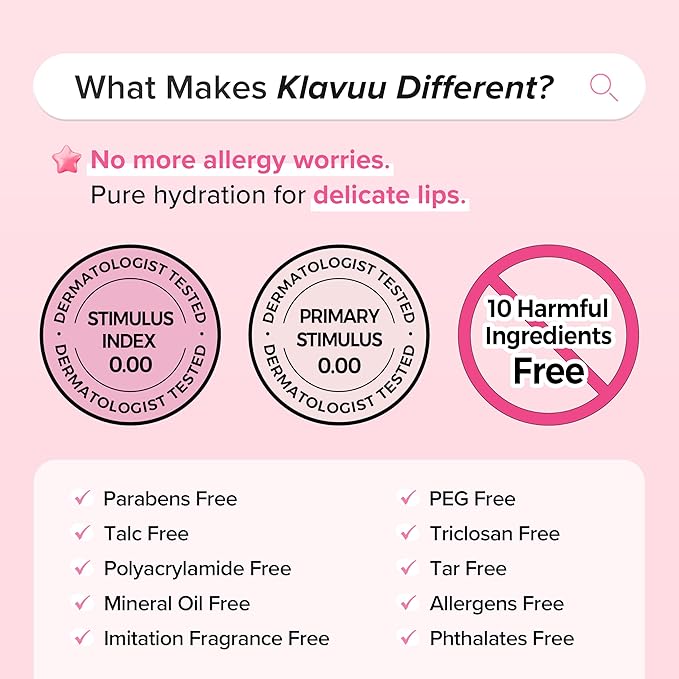 Klavuu Lip Mask Sleeping Pack (0.7oz) – Overnight Deep Hydrating Korean Lip Balm Treatment for Very Dry, Chapped Lips | Lip Lightening & Plumping with Instant Hydration (Berry + Berry)
