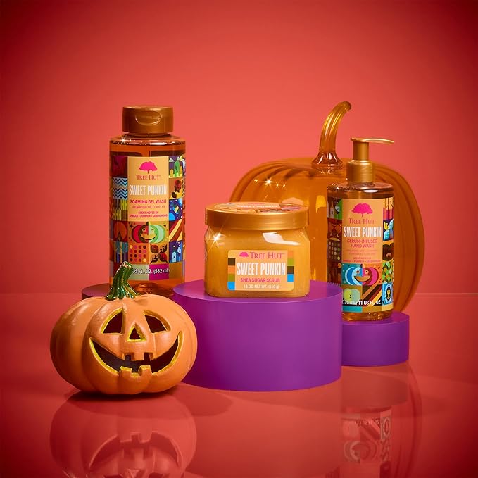 Tree Hut Sweet Punkin Serum Infused Hand Wash | Nourish & Hydrate Hands with Strengthening Skin Care | Long Lasting Scent | Cleanse & Lock in Moisture | 11 fl oz. (Pack of 2)