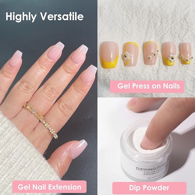 600PCS Extra Short Coffin Soft Gel Nail Tips, SINOKAME Wide Nail Tips Extra Short Clear Glue ON Acrylic Press On Fake Nails, Soak off Gel Nail Extension DIY Home Salon,12 Sizes