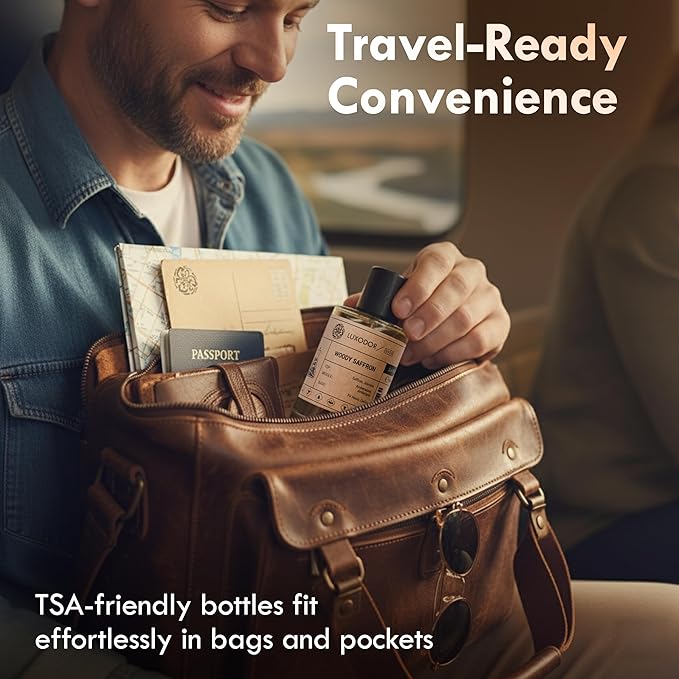 Inspired by MFK Bacarat Rouge 540 - Woody Saffron with 10 ml perfume Oil Roll-On - cologne unisex pheromone perfume – Clean ingredients fragrances – Vegan Paraben Free 3.4 fl. oz (100ml)