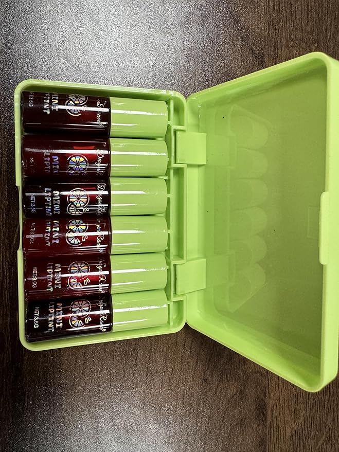 Eakroo 6 Colors lemon Lip Tint Stain Set, Korean Velvet Lip Stain Lip Gloss Lip Tint Stain, Liquid Lipstick for Women, Lip Stain Long Lasting Waterproof, Non-Stick Cup, High Pigment, Vivid Color