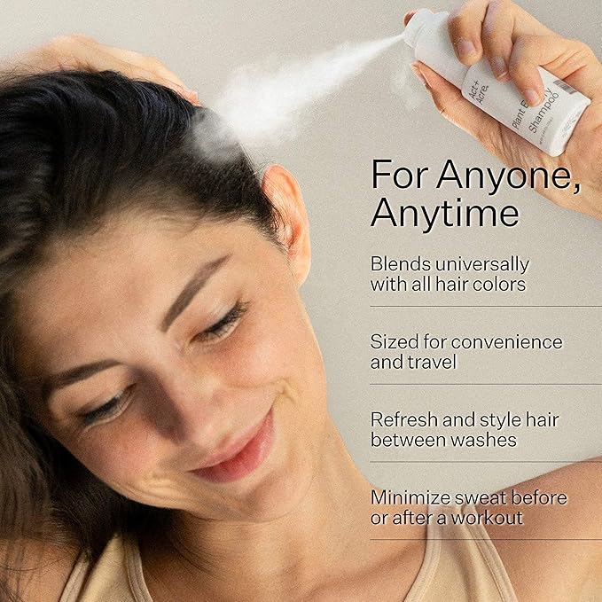ACT+ ACRE Dry Shampoo - Plant-Based Fulvic Acid Volumizing Dry Shampoo, Unscented, Aerosol, for All Hair Types, Controls Oil and Restores Volume