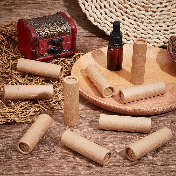 NICENEEDED 10 PCS Paperboard Lip Balm