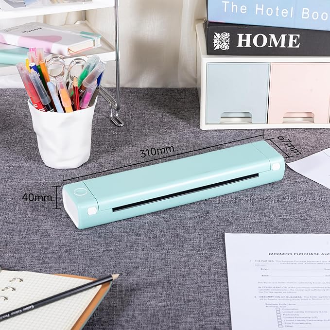 Phomemo M08F Wireless Tattoo Transfer Stencil Printer, Tattoo Transfer Thermal Copier Machine with 10pcs Free Stencil Paper, Portable Printer Kit for Tattooing, Compatible with Smartphone & PC