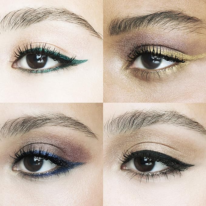 Beauty For Real I-Line 24-7 Eyeliner, Totally Titanium - Striking Silver Metallic - Long-Wearing, Waterproof Gel Formula - Safe for Sensitive Eyes & Contact Lens Wearers - 0.01 oz