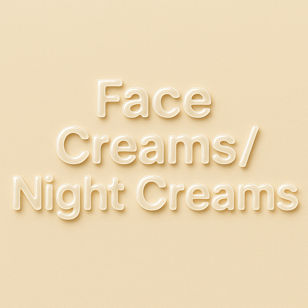 Face creams and night creams category for long-lasting skin moisture