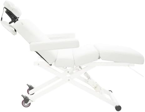 SKINACT Cleo Electric Spa Treatment Table, Facial Massage Bed ADA Compliant (White)