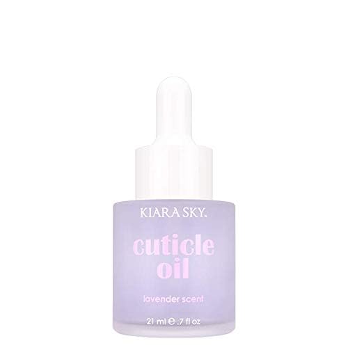 KIARA SKY Hydrating Nail and Cuticle Oil - Stronger Cuticle Nail - Ultra Nourishing Repair Nail Strengthener - Ultimate Nail Growth - Cuticle Oil for Weak Damaged Nails, 7 fl oz (Lavender)