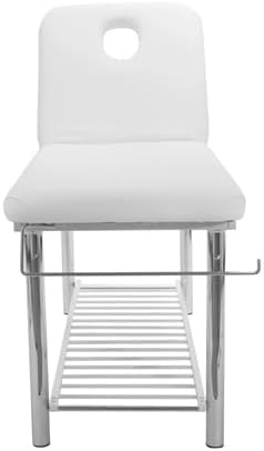 SKINACT Metal Frame Edition of Smart Massage/Facial Bed & Table +600lbs White (Heavy Duty)