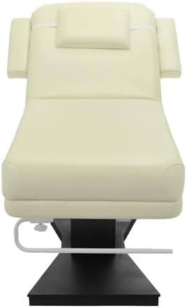 SKINACT Milo 3.0 Motor (with Independent Leg Adjustment) Electric Massage & Facial Bed/Table Beige top and Dark Brown Base