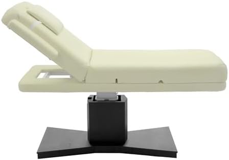 SKINACT Milo 3.0 Motor (with Independent Leg Adjustment) Electric Massage & Facial Bed/Table Beige top and Dark Brown Base
