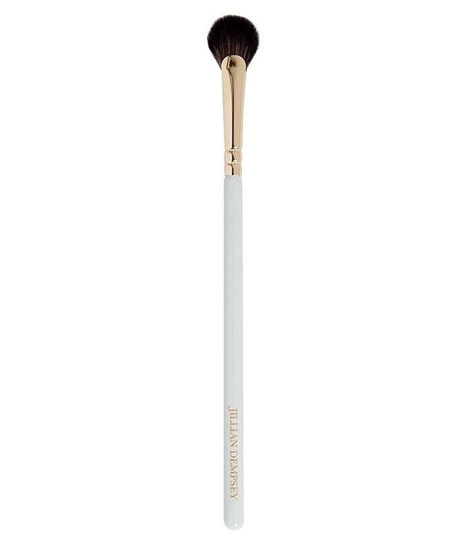 Jillian Dempsey Mini Fan Eye Makeup Brush: All in One Eyeshadow Makeup Brush: Multi-Functional Synthetic Vegan Eye Shadow Brush