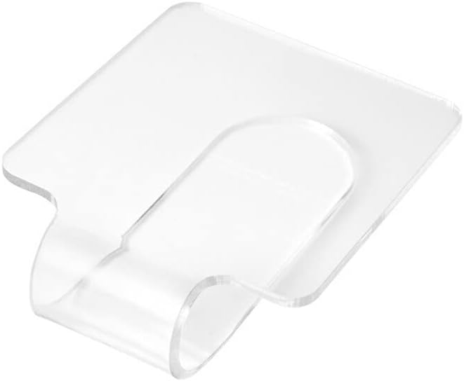 Pack of 2PCS Professional Hand-held Makeup Mixing Palette Acrylic Clear Nail Art Manicure Palette Plate Tray for DIY Art Design Paint and Cosmetics