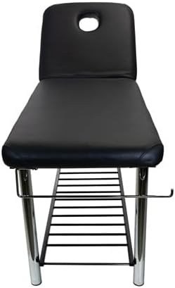 SKINACT Metal Frame Edition of Smart Massage/Facial Bed & Table +600lbs Black (Heavy Duty)