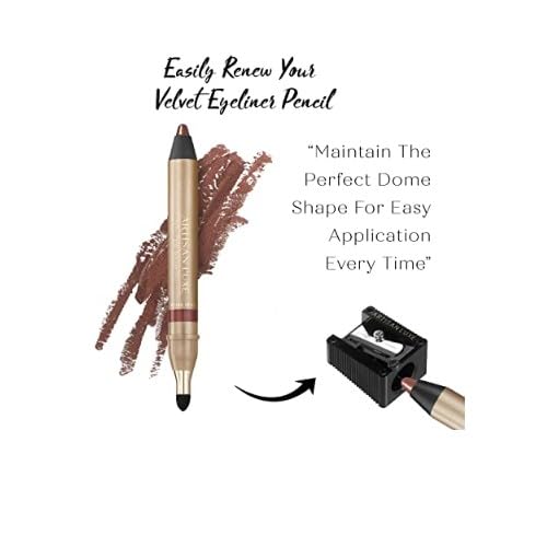 Artisan L'uxe Beauty Velvet Jumbo Eyeliner Pencil Smokey Eyes in 3 Minutes Water Proof, Smudge Proof, Long Lasting Age Defying Essential Oils (Shade: Shimmering Bronze)