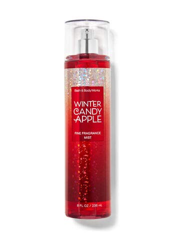 Bath & Body Works - Winter Candy Apple - Gift Set - Fine Fragrance Mist & Body Cream (Packaging Varies)