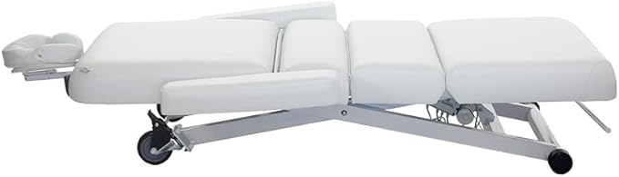 SKINACT Cleo Electric Spa Treatment Table, Facial Massage Bed ADA Compliant (White)