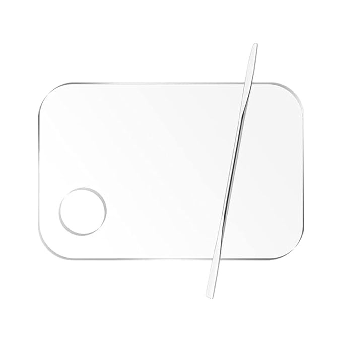 Set of 2 Acrylic Makeup Palette and Metal