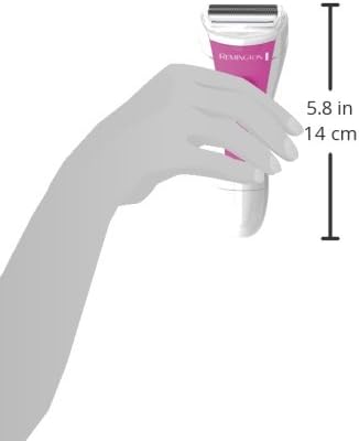 Remington WDF4821US Smooth & Silky Electric Shaver for Women, 3-Blade Cordless Foil Shaver and Bikini Trimmer for Wet or Dry Use, Pink