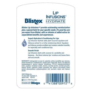 Blistex Lip Infusions Hydrate Lip Moisturizer 0.13 Ounce