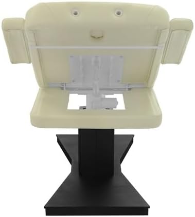 SKINACT Milo 3.0 Motor (with Independent Leg Adjustment) Electric Massage & Facial Bed/Table Beige top and Dark Brown Base