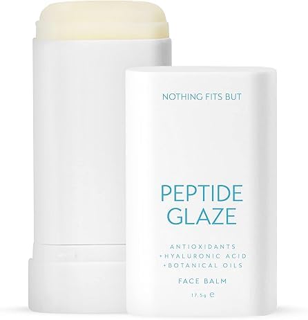 NOTHING FITS BUT Peptide Glaze Soothing Multi Face Balm Stick with Botanical Oils, Hyaluronic Acid and Antioxidants (17.5 g)
