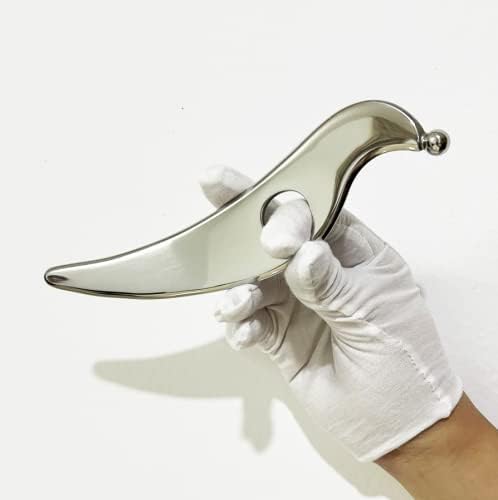 Gua sha Set, IASTM Tool Gua Sha Stainless Steel Muscle Scraper Set of 6 Picese for Soft Tissue Therapy and Reduce Arms,Legs,Back, Shoulder Muscle Pain(6 pcs)