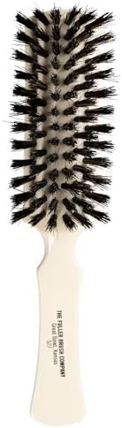 Fuller Brush Lustre Professional Hairbrush – 6 Row Styling Hair Brush & Volumizer w/Natural Boar Bristle For Smoothing All Hair Types