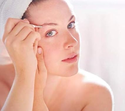 Professional Tweezers Diamond Slant Tip - Diamond Tip Tweezers for Men & Women - High Precision Design for Face, Eyebrow, Hair & Grooming - Stainless Steel Handmade Beauty Tool