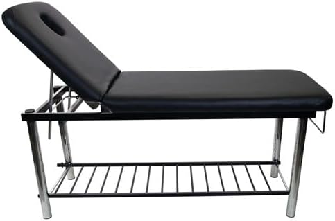 SKINACT Metal Frame Edition of Smart Massage/Facial Bed & Table +600lbs Black (Heavy Duty)