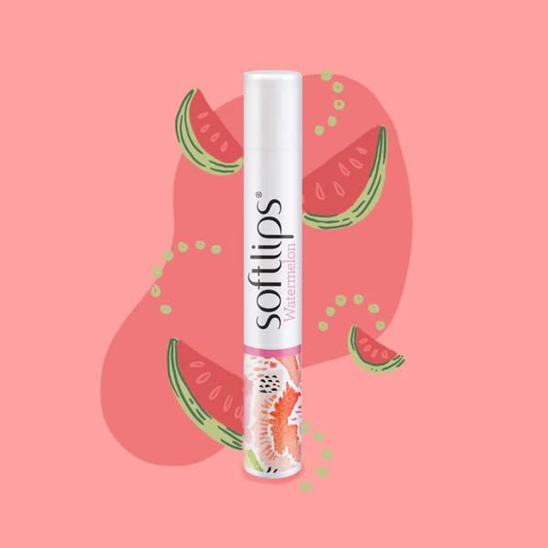 watermelon lip balm with intense hydration 2 sticks