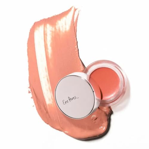 Ere Perez - Natural Carrot Color Pot | For Lips + Cheeks | Buildable, Blendable, Creamy, Vibrant, Satin Finish | Cacao Butter, Avocado + Castor Seed Oil | Vegan, Cruelty-Free, Clean Beauty (Happy)