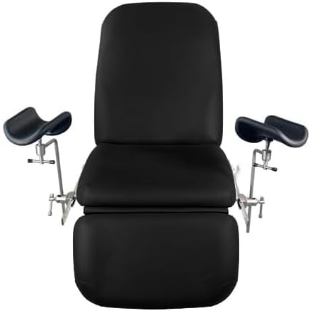 SKINACT Kana Electric Treatment Table with Stirrups Included (Black)